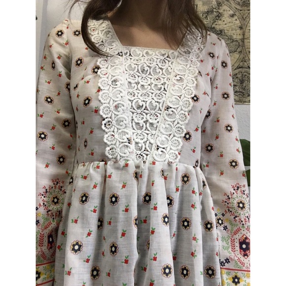 VINTAGE 1960s Polly Allan Baby Doll Dress - Picture 1 of 4